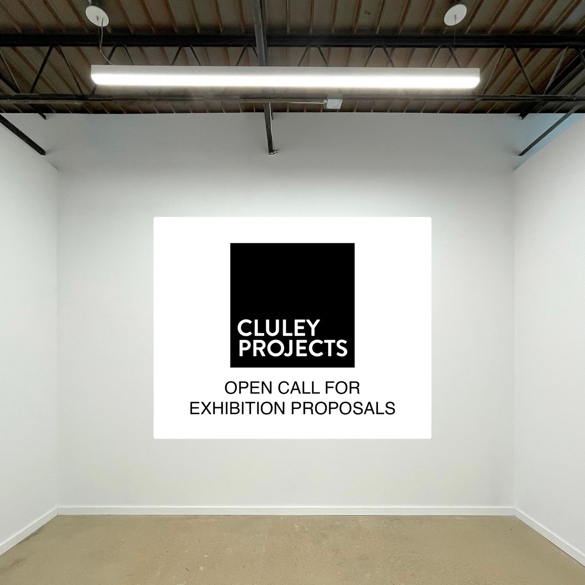 "Cluley Projects Open Call for Exhibition Proposals for 2024 Season