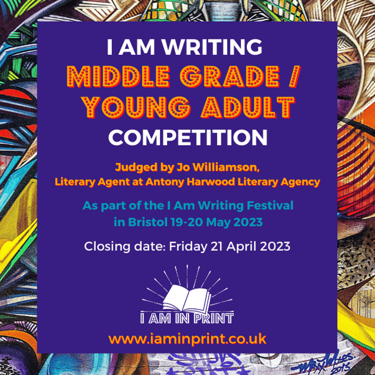 "I Am Writing Middle Grade / Young Adult Competition" organised by I Am Writing Competitions