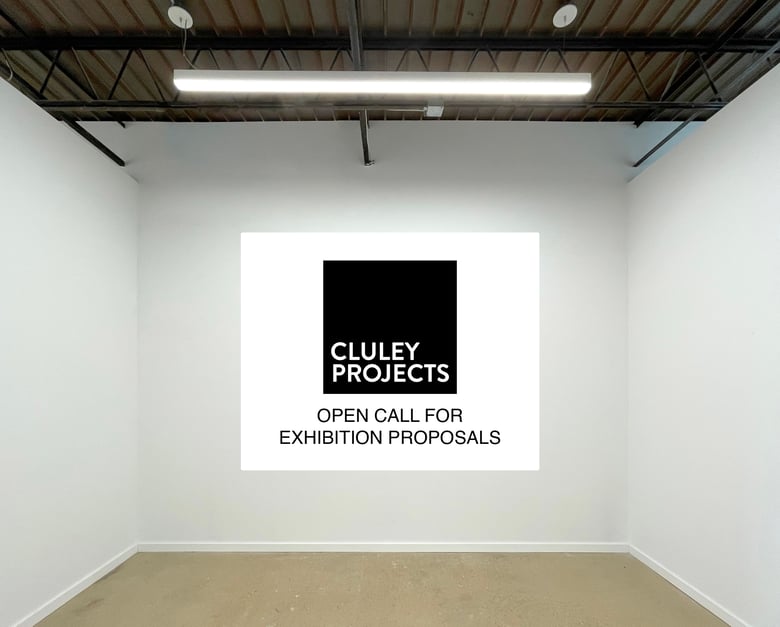 "Cluley Projects Open Call for Exhibition Proposals for 2024 Season