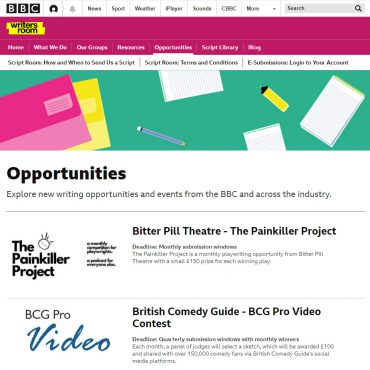 Top sites to list your writing competition on