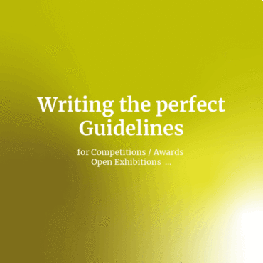Writing the perfect guidelines for your competition