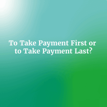 Should you take award entry payments first or last?