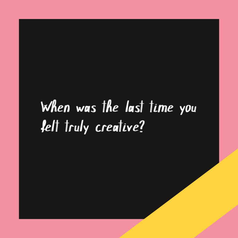 How to invite creativity back into your life